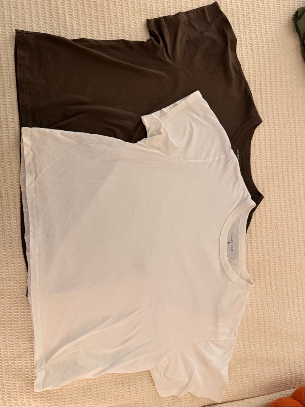 American Eagle Outfitters Short-Sleeve Tees - White & Brown Set